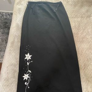 Black Long Skirt